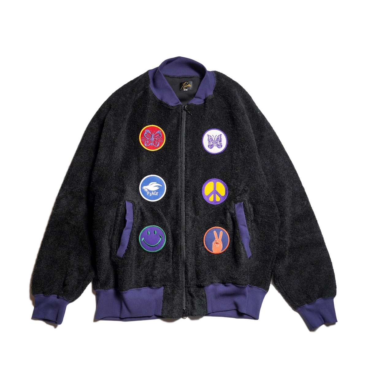 Needles / Souvenir Jacket - Knit Pile (Black)